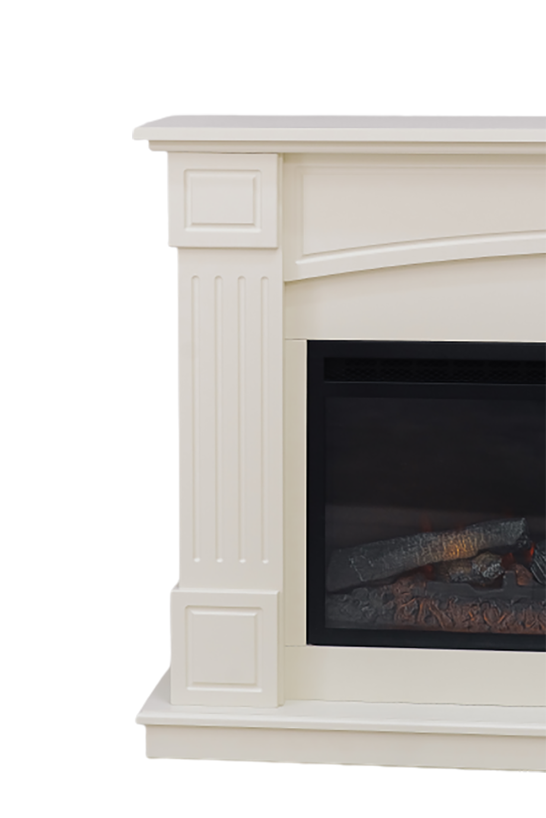 Изображение товара Каминокомплект Elekam Boston с очагом Pulsar 40 1500Вт бежевый стильный современный дизайн