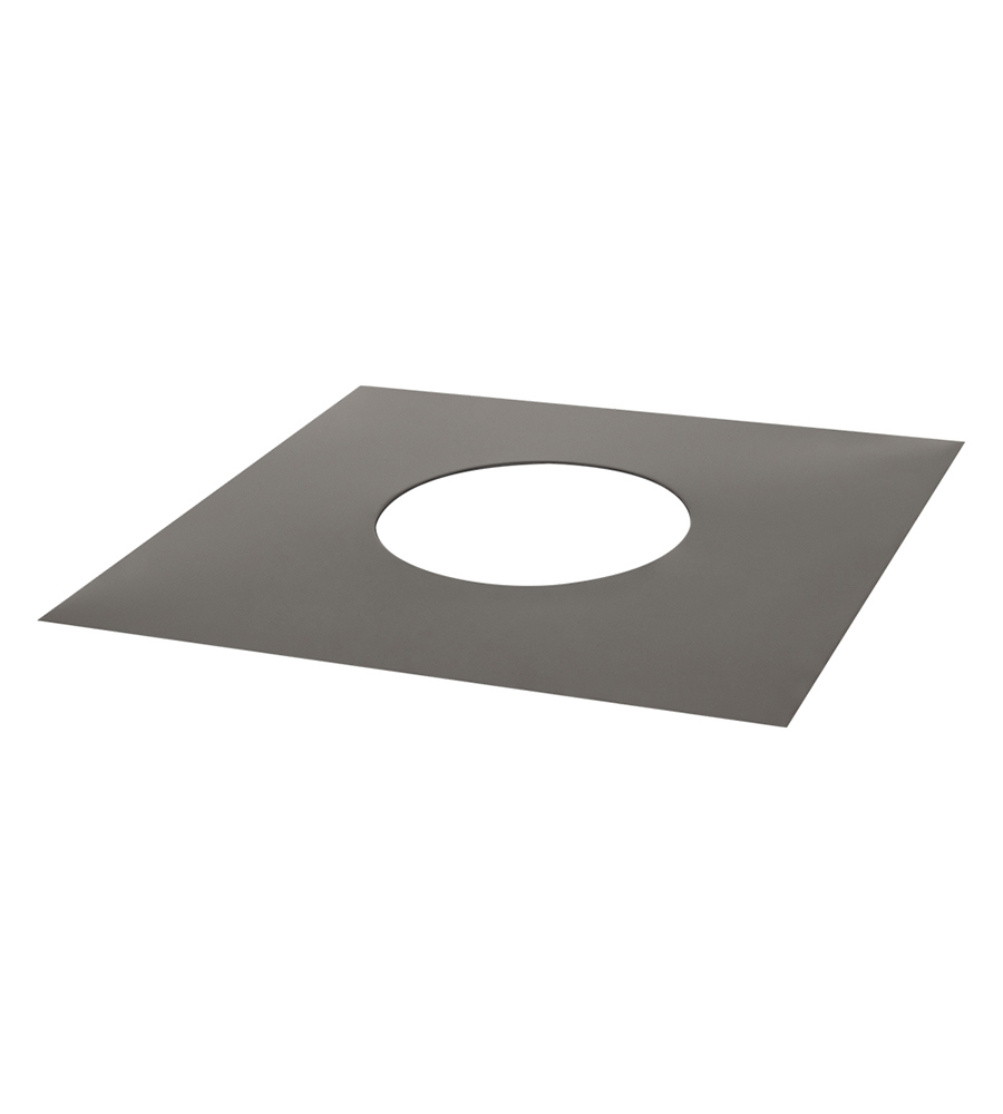 Изображение товара Лист для потолочно-проходного узла Везувий ⌀255мм 500x500мм из нержавеющей стали