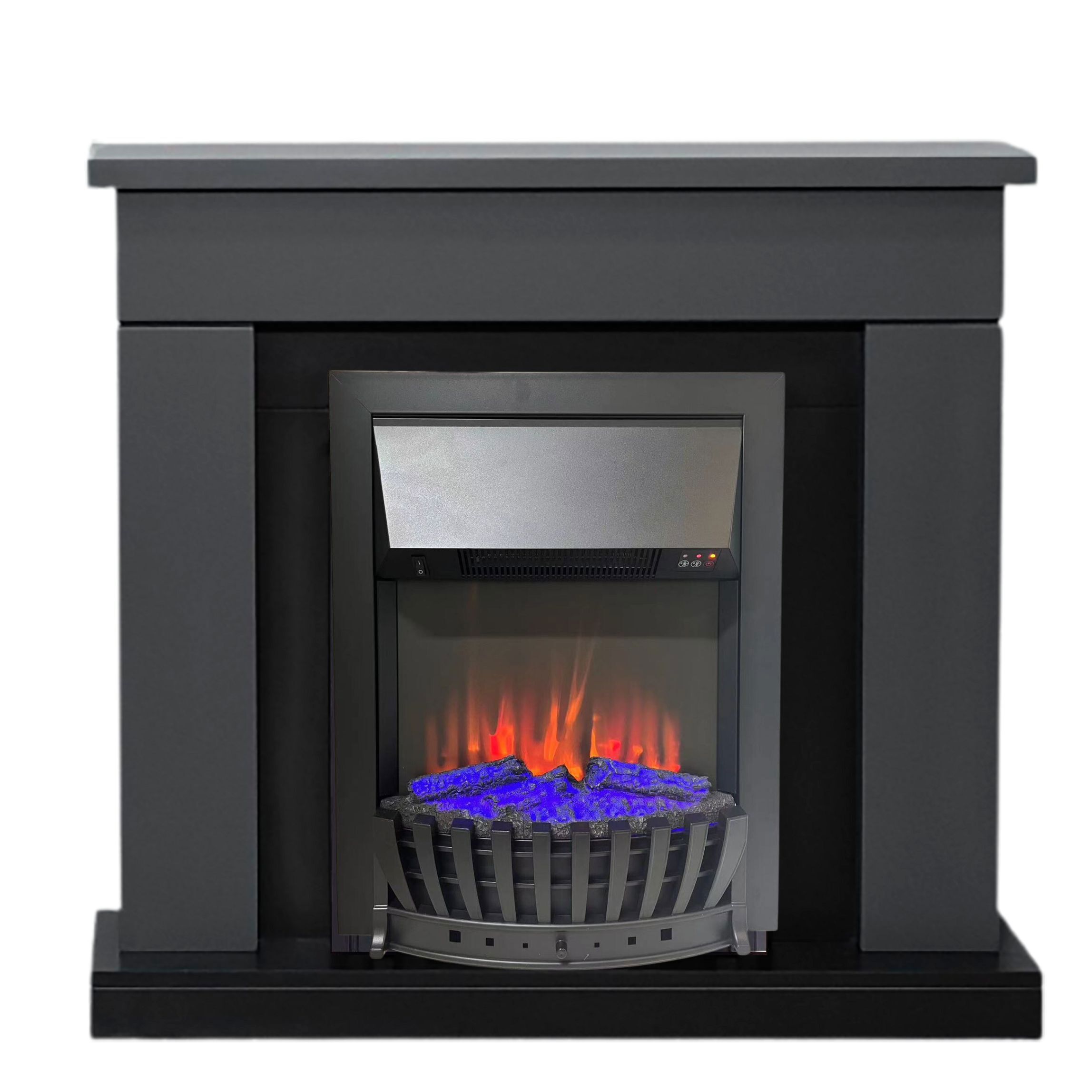 Изображение товара Электрокамин электрокаминокомплект Elekam Bolton с очагом Velar F2020G2 графит 1500Вт