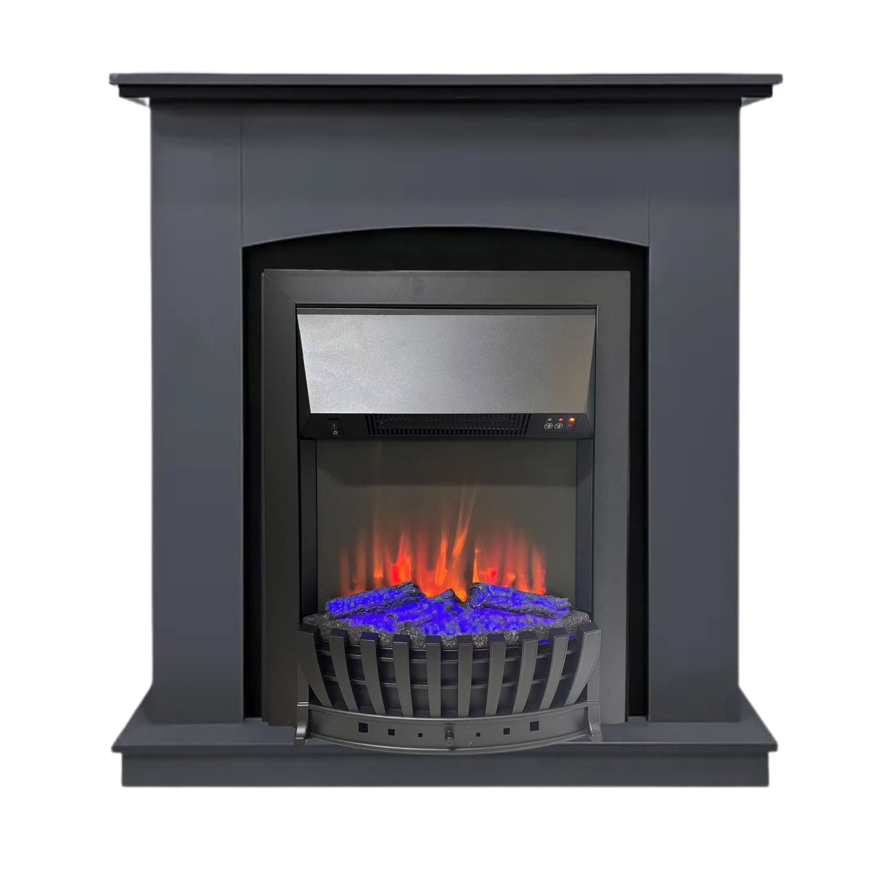 Изображение товара Каминокомплект Elekam Vernisaj с очагом Velar F2020G2 1500Вт графит