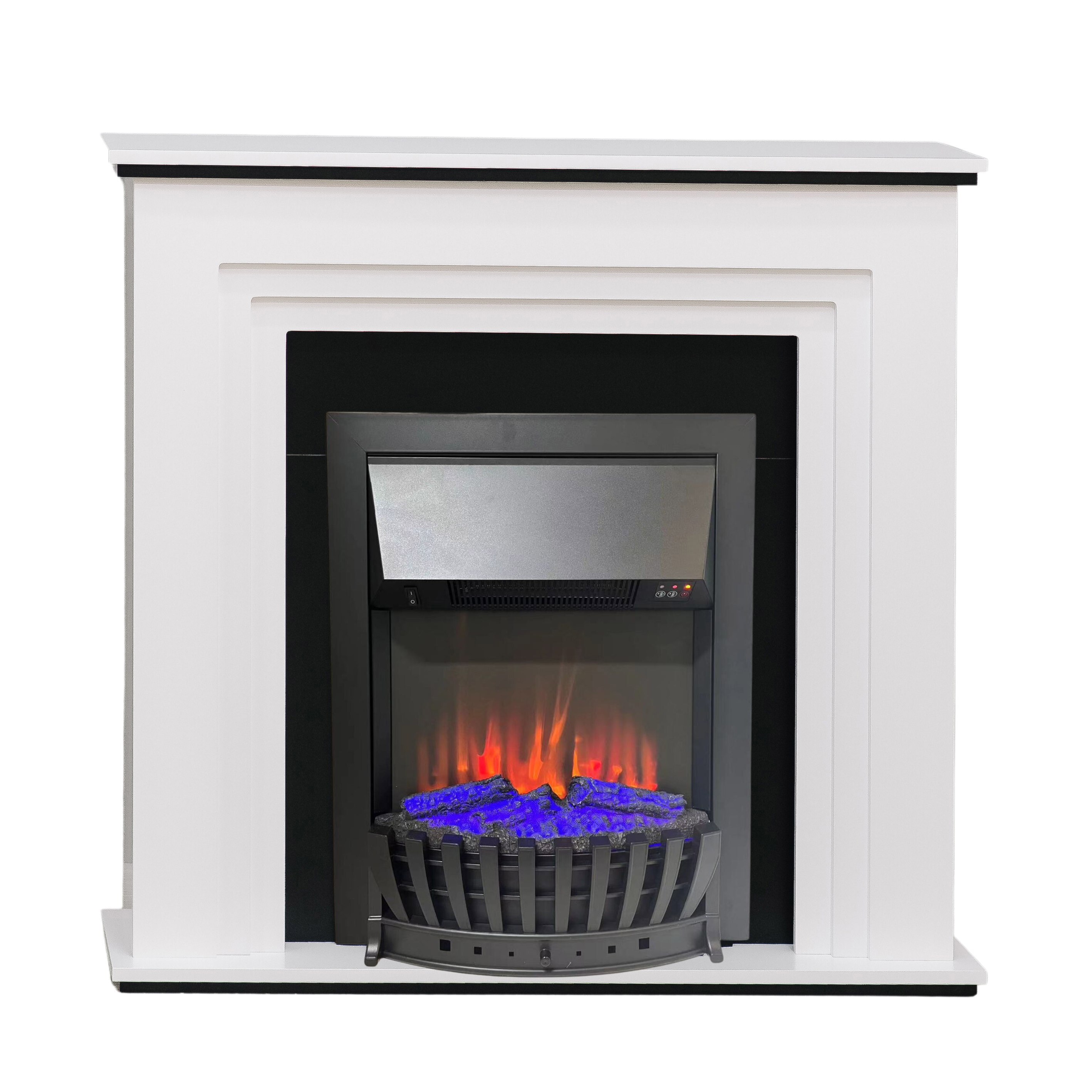 Изображение товара Каминокомплект Elekam Silver с очагом Velar F2020G2 1500Вт белый