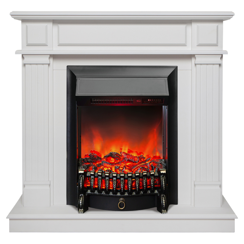 Изображение товара Каминокомплект Realflame Rodos с электроочагом Fobos Lux BL белый 750 Вт