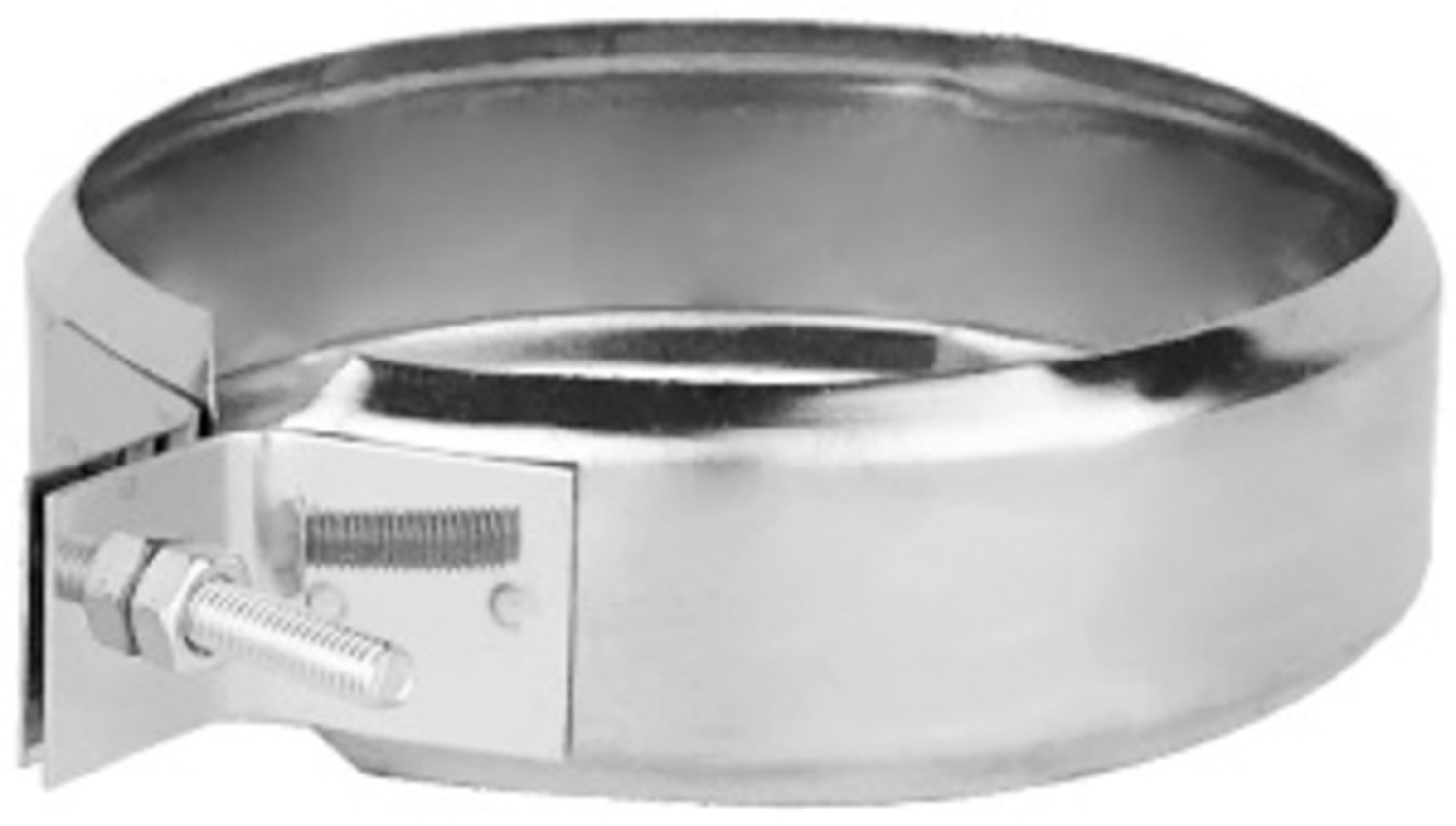 Изображение товара Хомут трубы Везувий 220 мм нержавеющая сталь AISI 430 для дымохода