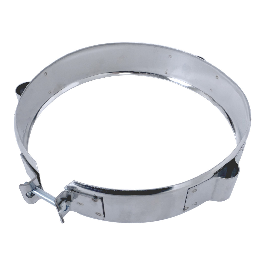 Изображение товара Хомут трубы Везувий под растяжку 180 мм нержавеющая сталь AISI 430