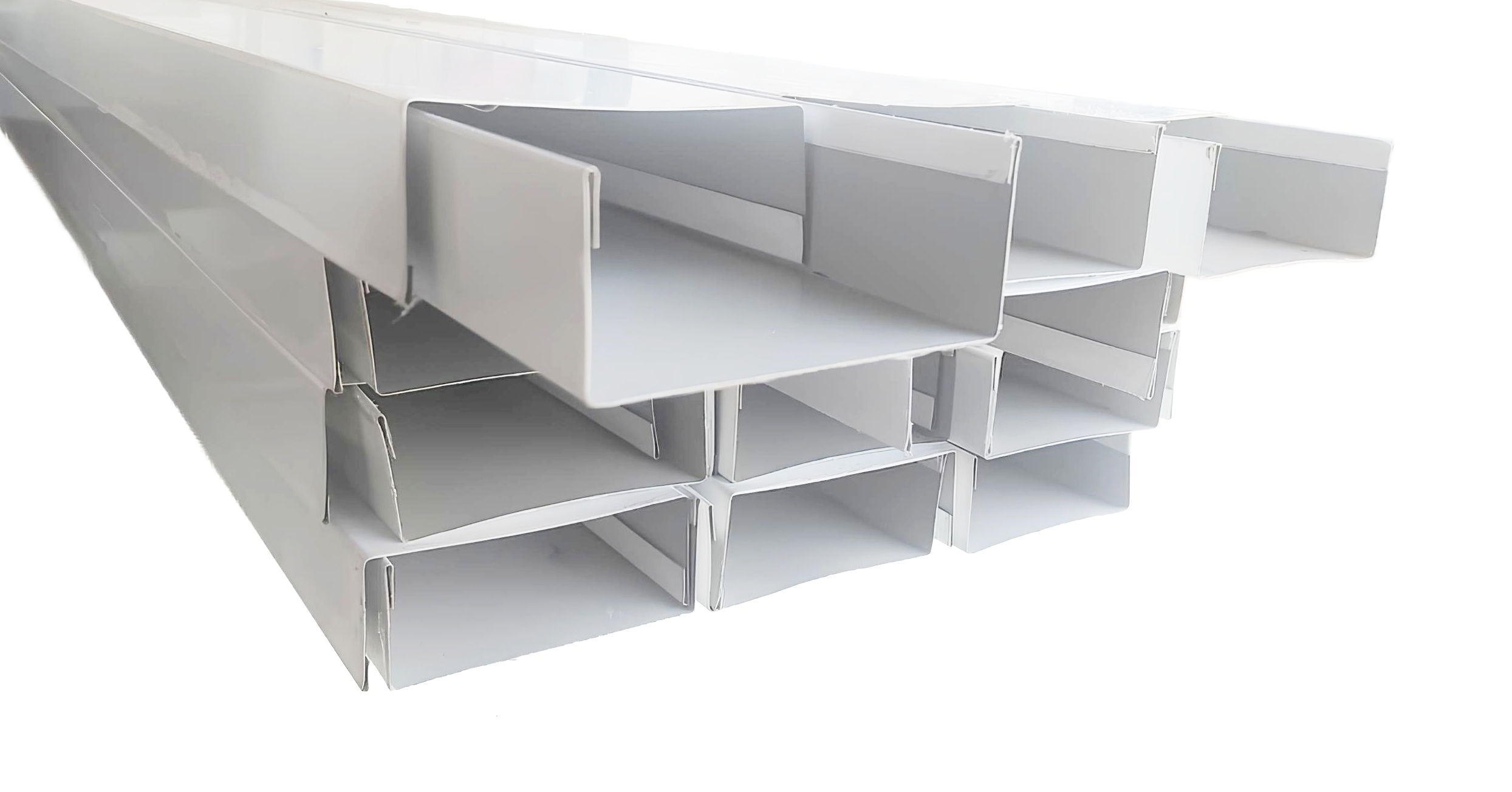 Изображение товара Швеллеры стальные Айскул Групп 10 шт (20 пог.м.) 40x102x40 мм белые