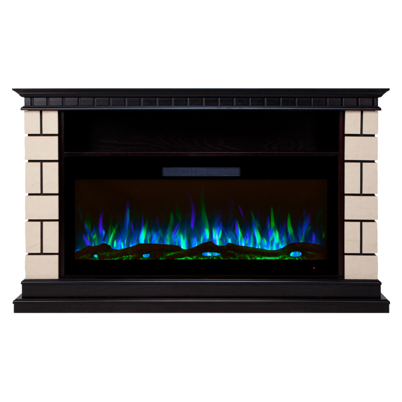 Изображение товара Каминокомплект Realflame Samanta D42 AO-287 с очагом Diamond-S 42 1500Вт стильный дизайн Россия