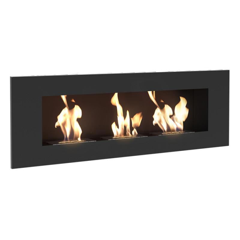 Изображение товара Биокамин настенный Kratki Delta 1200мм черный