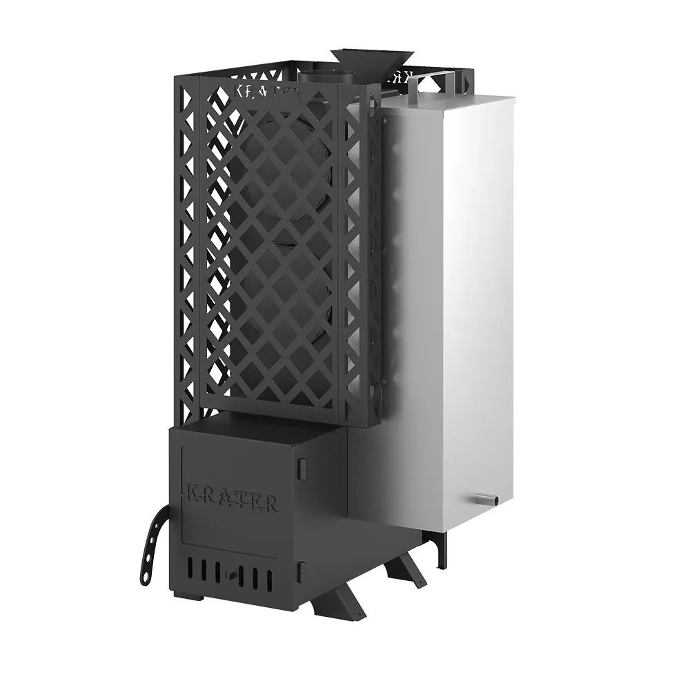 Изображение товара Печь банная дровяная Везувий Кратер 20 с баком 22м³