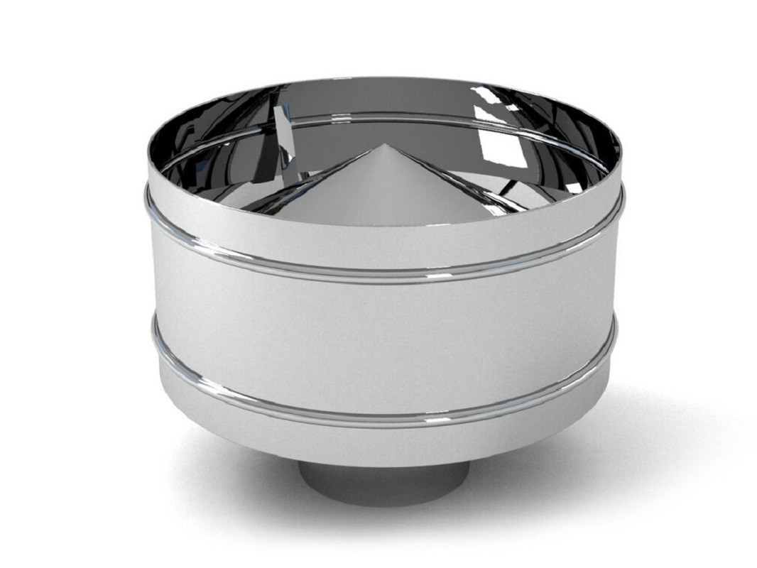 Изображение товара Дефлектор для дымохода из нержавеющей стали Везувий 150мм серия Везувий