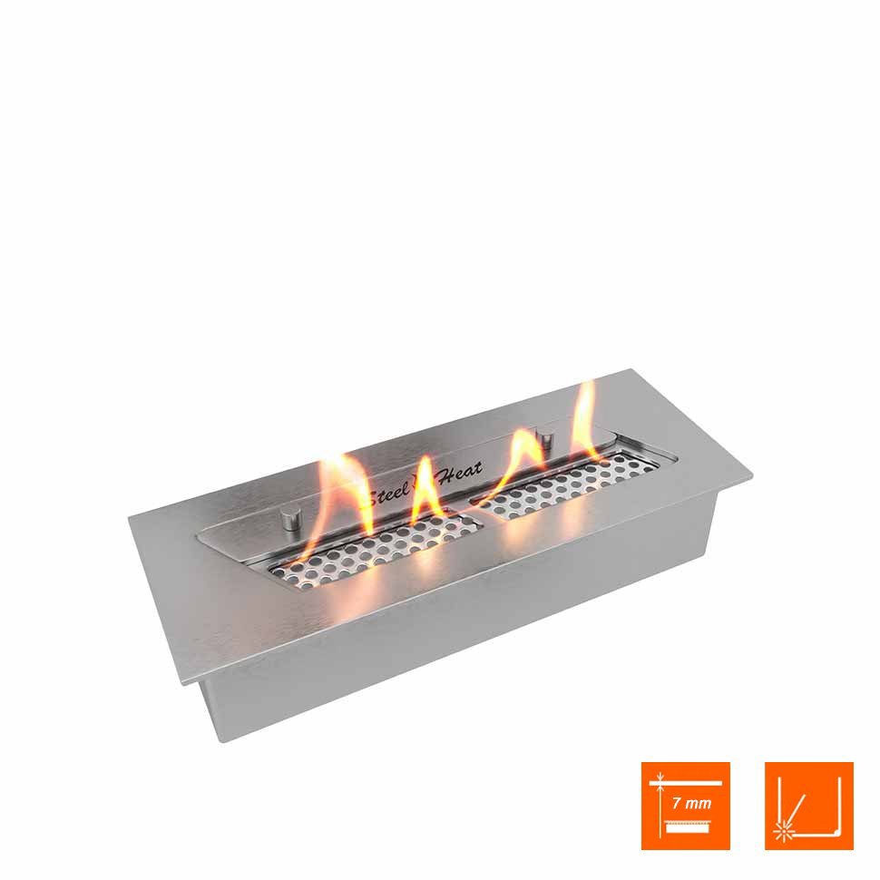 Изображение товара Топливный блок SteelHeat S-Line 300x1100x650 мм для камина и обогрева