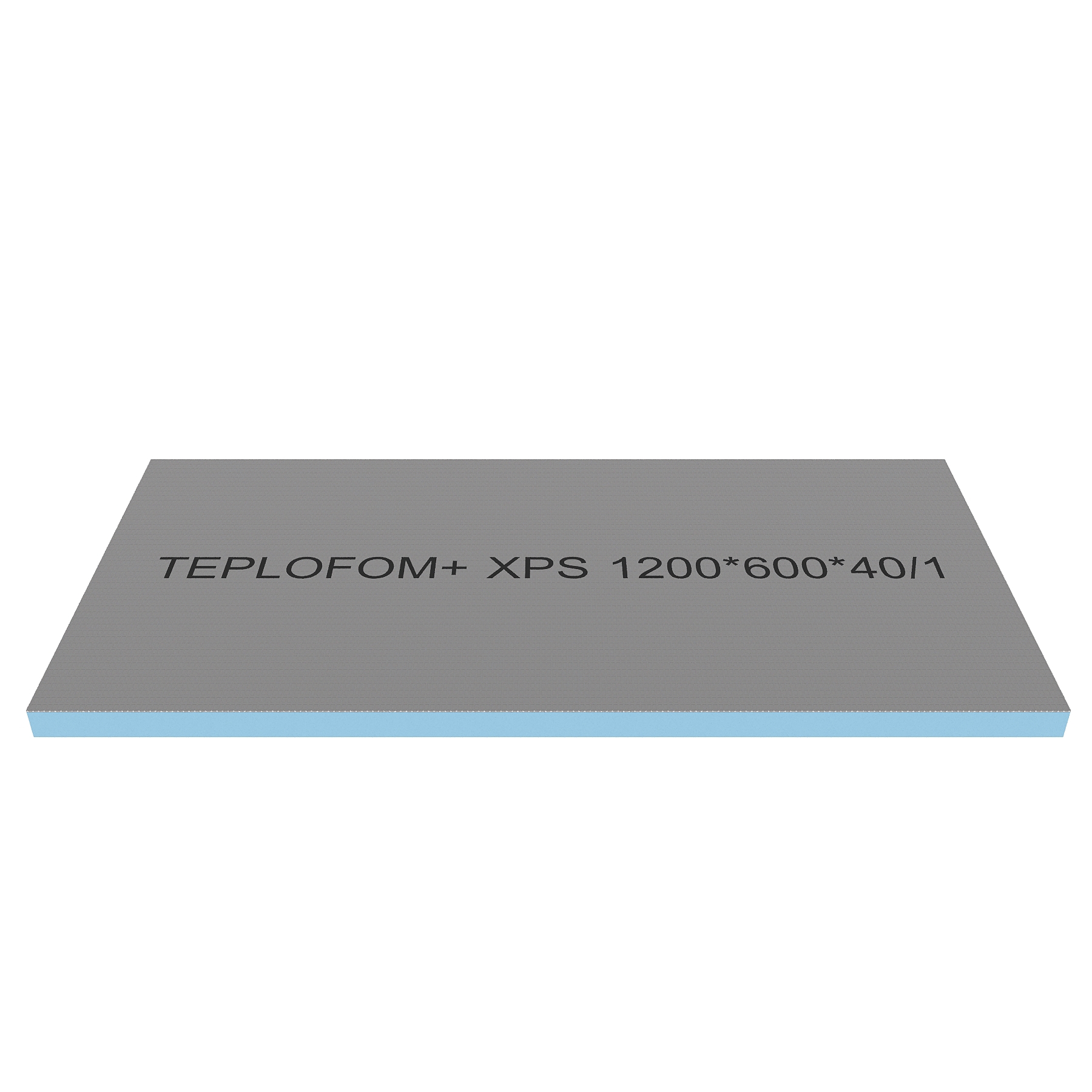 Изображение товара Конструкционная панель XPS Teplofom+ 1200x600x40мм 0.72м² односторонний слой