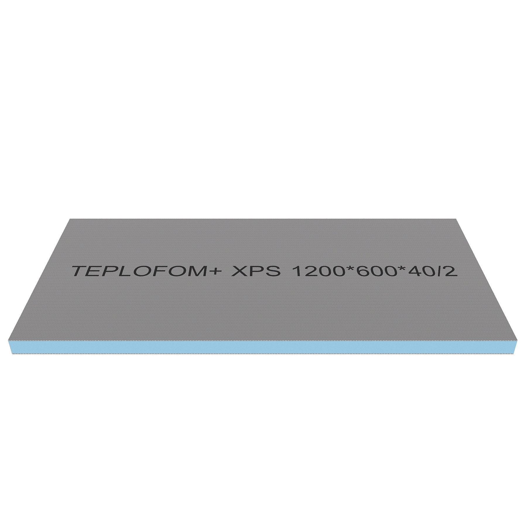 Изображение товара Конструкционная панель XPS Teplofom+ 1200x600x40мм 0.72м² двусторонний слой