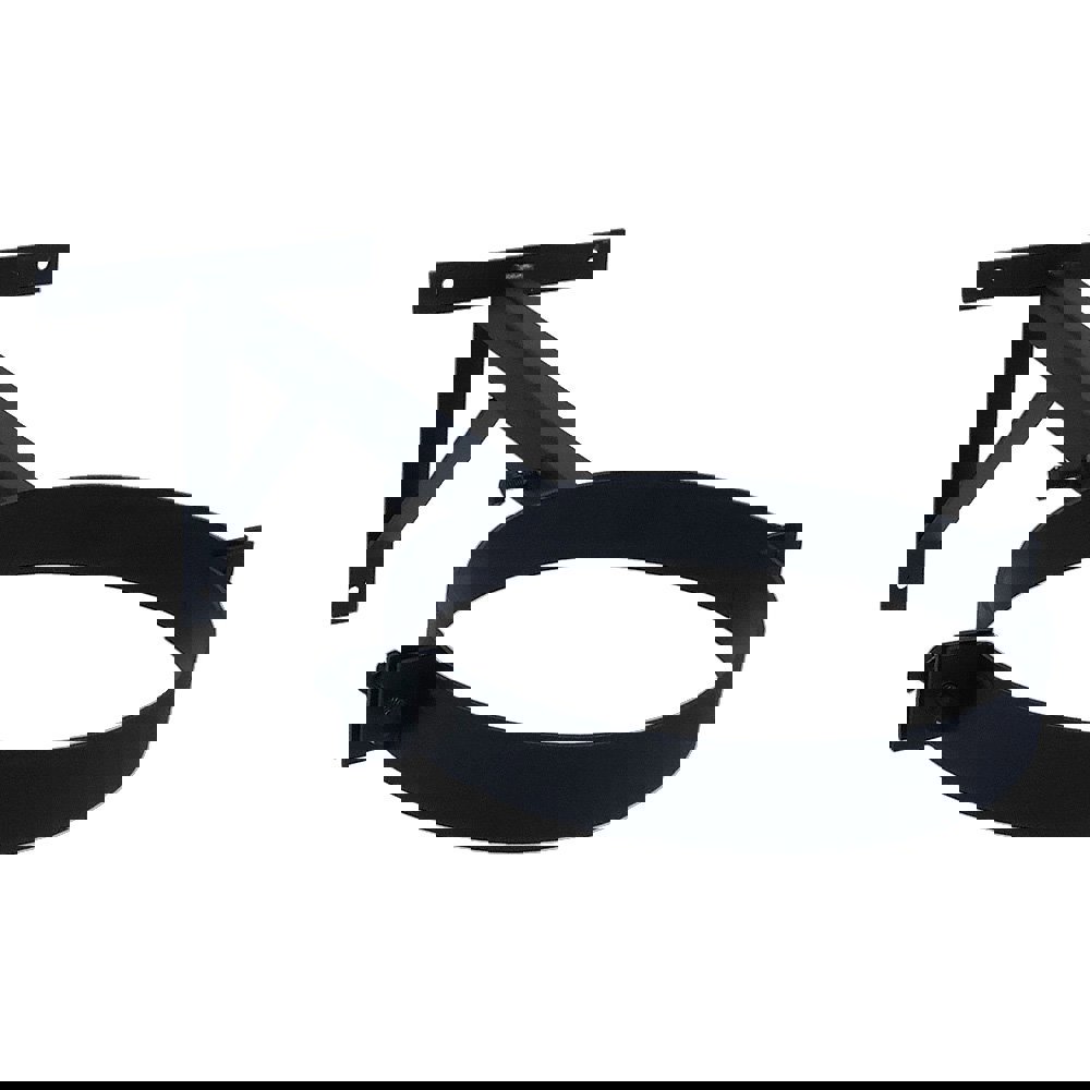 Изображение товара Кронштейн телескопический Везувий 115-123мм черный стальной для дымоходов