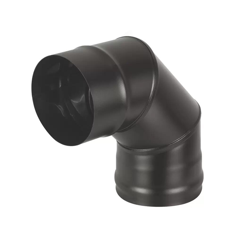 Изображение товара Колено Везувий Black Aisi 430 1мм 90 3-х секционное ⌀150