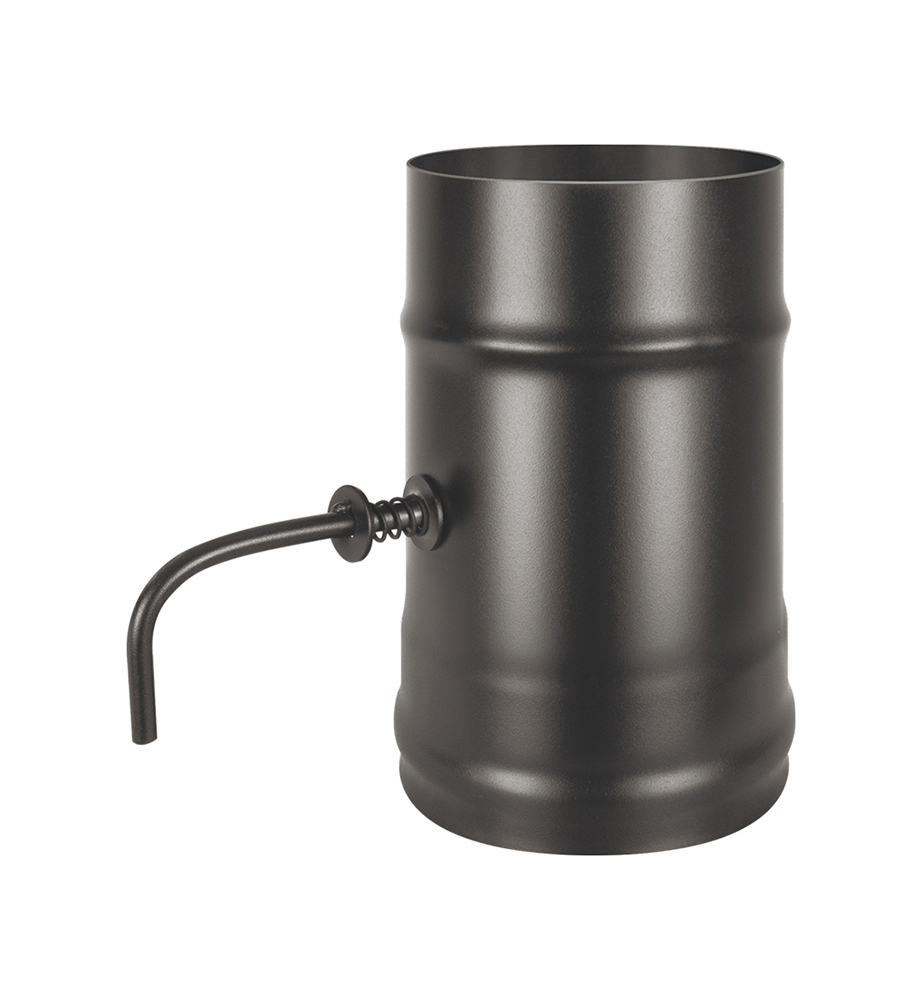 Изображение товара Шибер поворотный Везувий для дымохода из нержавеющей стали 115 мм