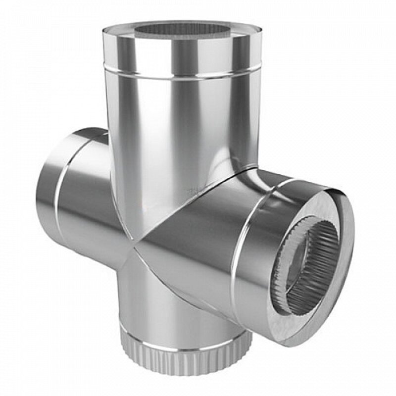 Изображение товара Сэндвич-четверник Lava Elit с заглушкой для дымохода 115/180 мм Россия