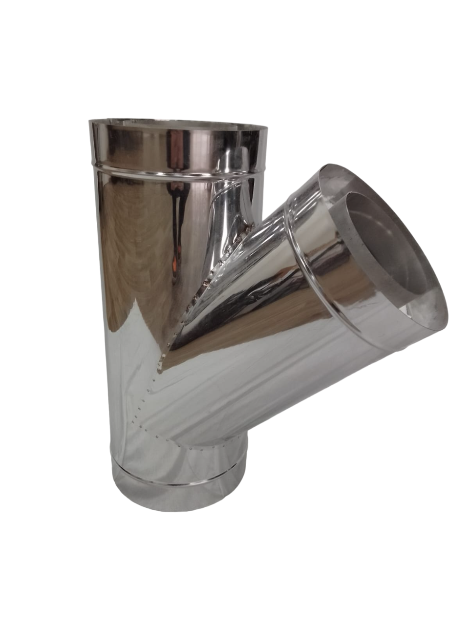 Изображение товара Дымоход-сэндвич Lava 45 тройник из нержавеющей стали 150/220 мм