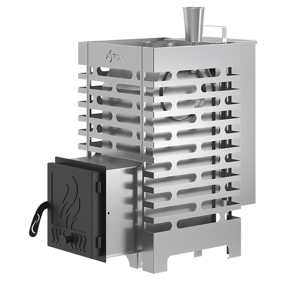 Изображение товара Печь банная дровяная Aston Аква Inox 18м³ сталь Россия