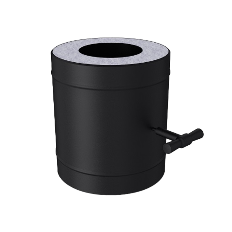 Изображение товара Поворотный сэндвич-шибер Magma Elit 200/300мм для дымохода Россия