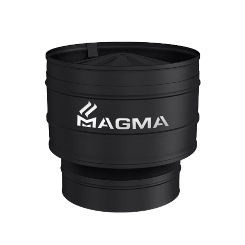 Изображение товара Оголовок-дефлектор Magma Elit ⌀250/350мм нержавеющая сталь AISI 304/AISI 439 (Certa HX) 0.8/0.5мм
