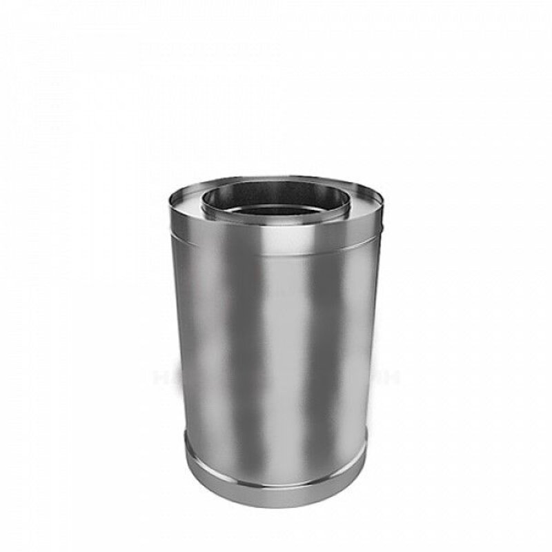 Изображение товара Сэндвич-труба Lava 0.25м из нержавеющей стали для дымохода