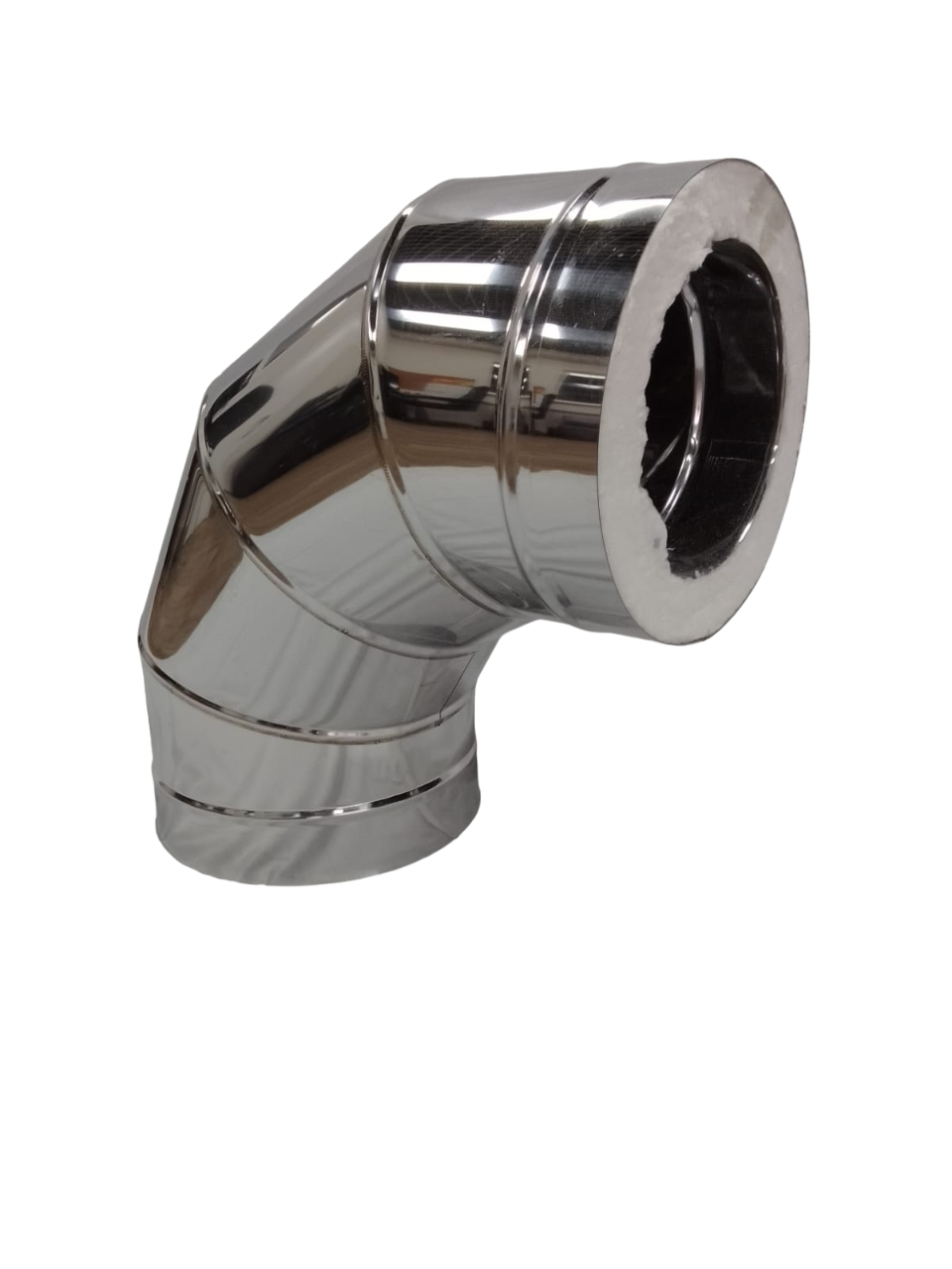 Изображение товара Сэндвич-отвод Lava 90° ⌀150/250мм из нержавеющей стали AISI 439