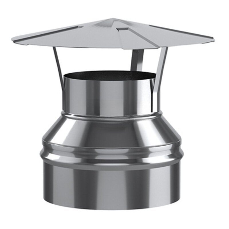 Изображение товара Оголовок-зонт Lava Elit 130/200мм из нержавеющей стали для дымохода