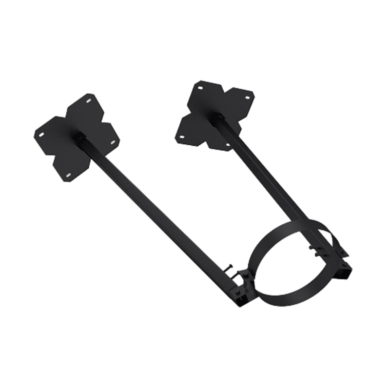 Изображение товара Кронштейн телескопический на крышу Magma 800-1500мм ⌀280мм AISI 430 1.5мм муар Россия