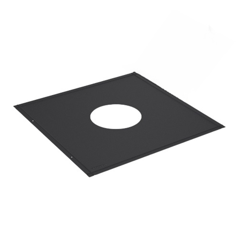 Изображение товара Фланец дымохода 45° Magma ⌀300мм 750x750мм оцинкованная сталь 0.5мм муар