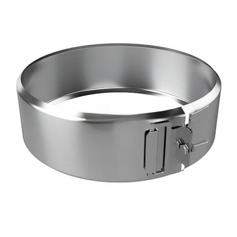 Изображение товара Хомут широкий замок Lava 180 мм из нержавеющей стали для дымохода