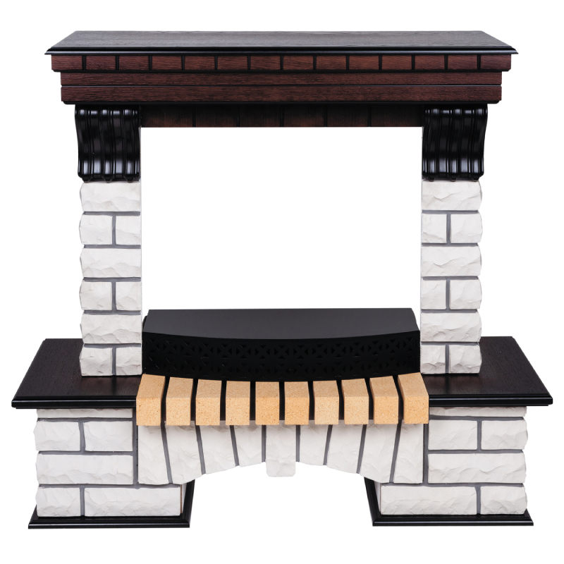 Изображение товара Обрамление для камина Realflame Kandida VR FS25/25.5 AO-215 1200x1085x435мм цвет античный дуб