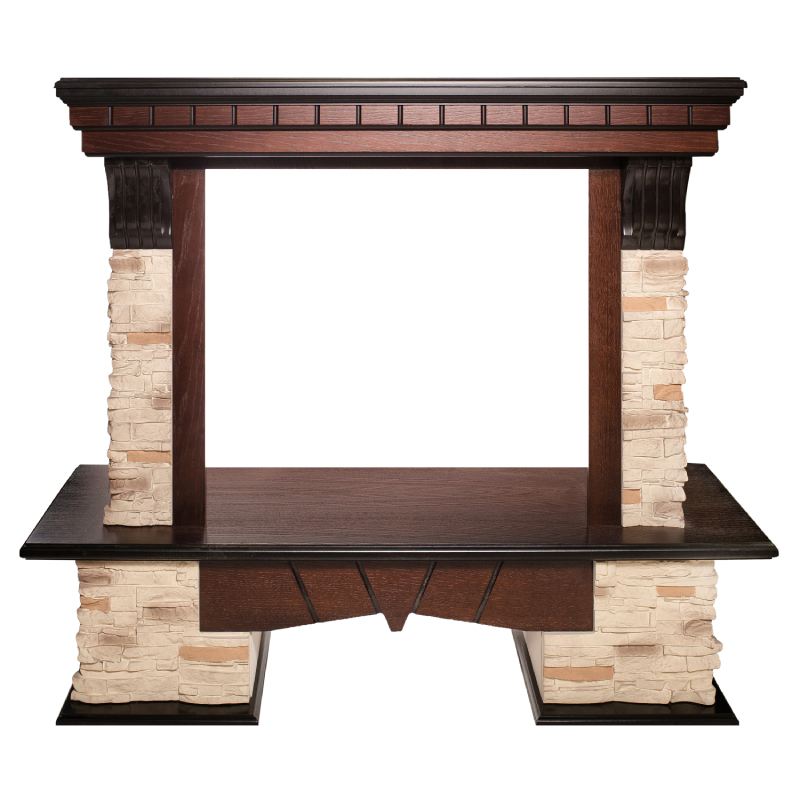 Изображение товара Обрамление для камина Realflame Rolland 26 AO-217 античный дуб 1355x1045x430мм