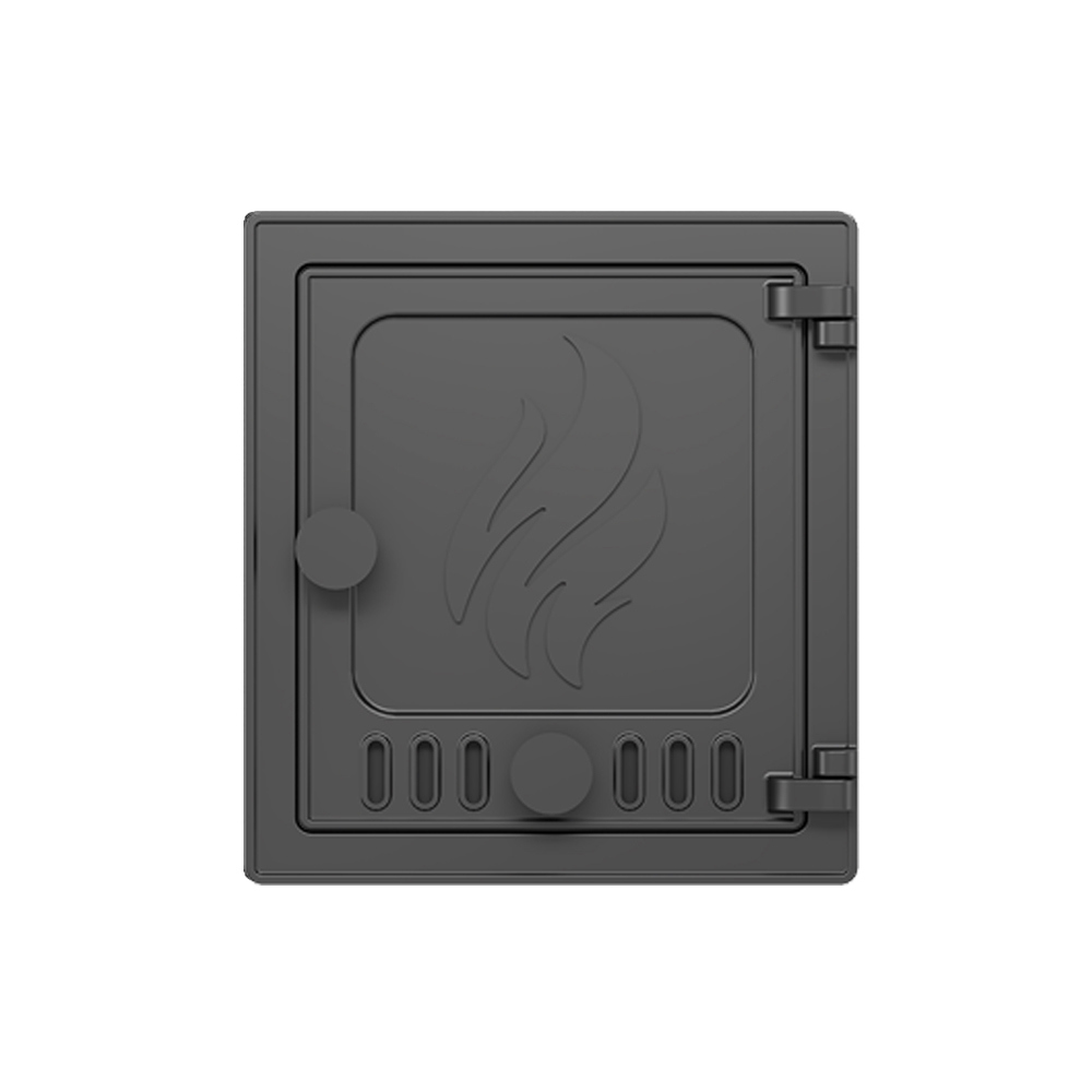 Изображение товара Дверка Aston ДТ-4 Антрацит 290x320x65мм сталь для камина