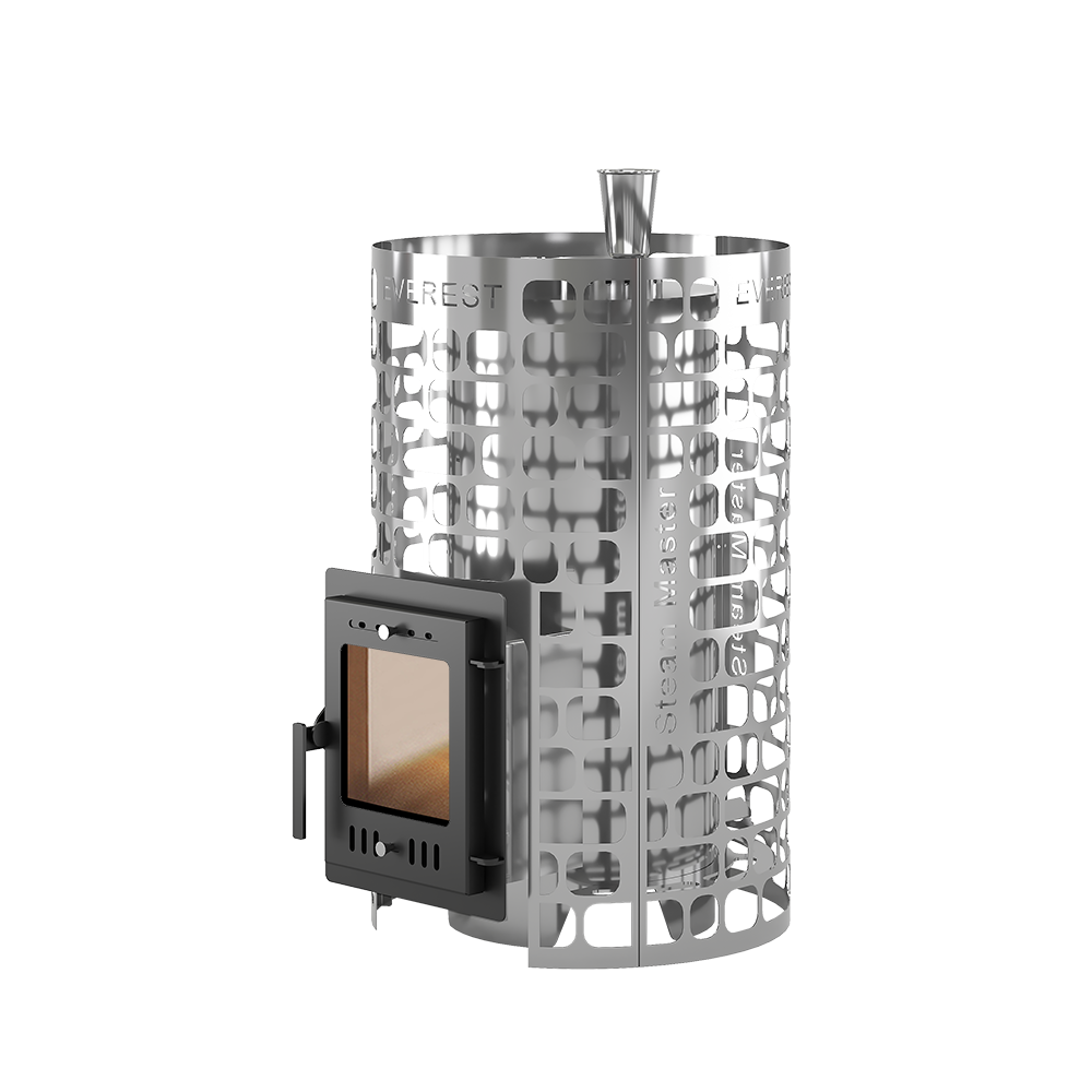 Изображение товара Печь банная дровяная Эверест Steam Master 24 Inox 24м³