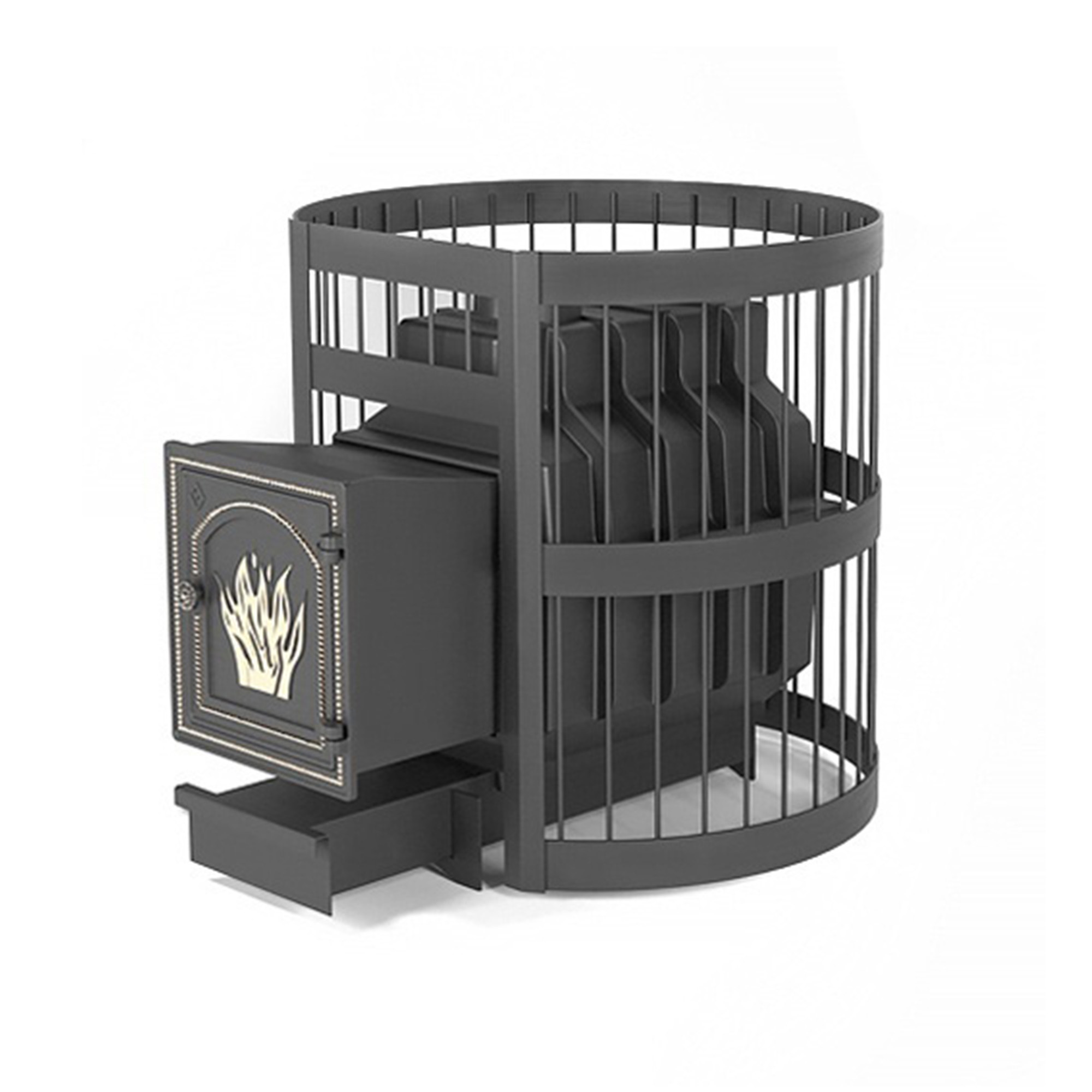 Изображение товара Печь банная дровяная Везувий Легенда Ретро Стандарт 24м³ Россия