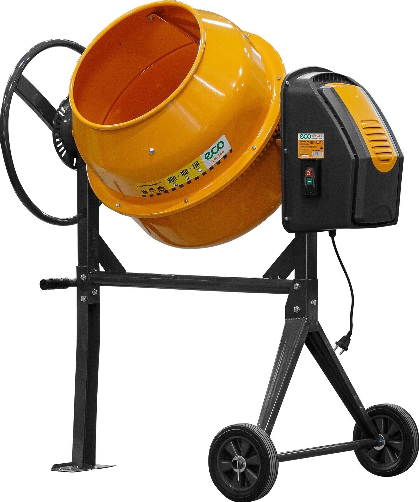 Изображение товара Бетоносмеситель Eco CM-160 (EC3410-5) 800Вт 160л