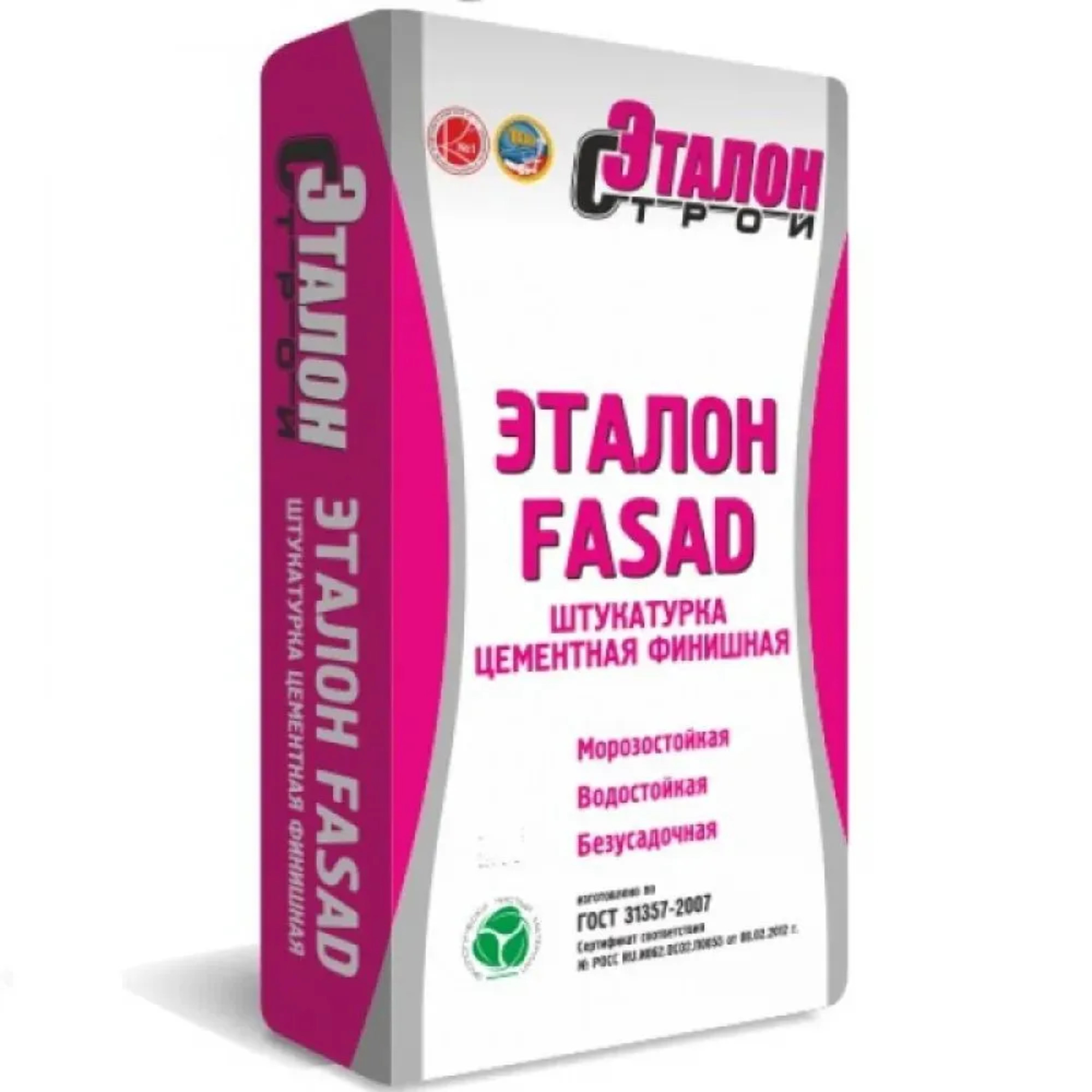 Изображение товара Штукатурка фасадная Эталон Fasad MN 70 цементная 25кг