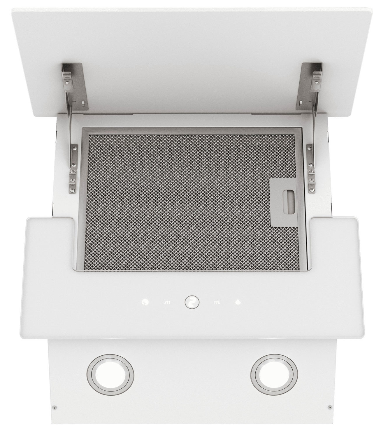 Изображение товара Вытяжка Elikor VERTEX 50 WH белый 49.5 см с LED подсветкой и таймером