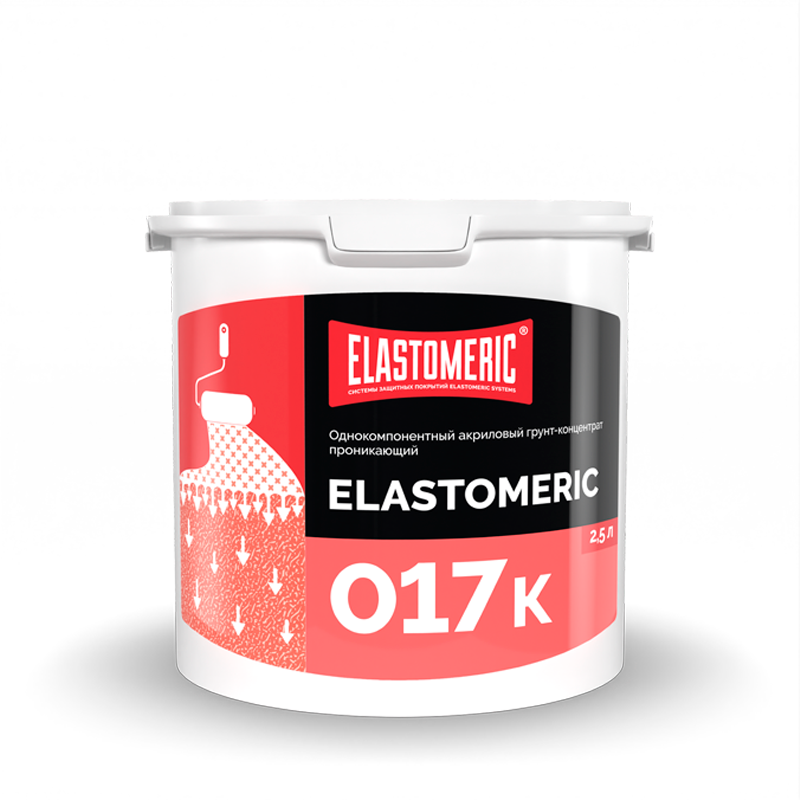 Изображение товара Акриловая грунтовка Elastomeric Systems 017K 2.5л для внутренней и наружной обработки