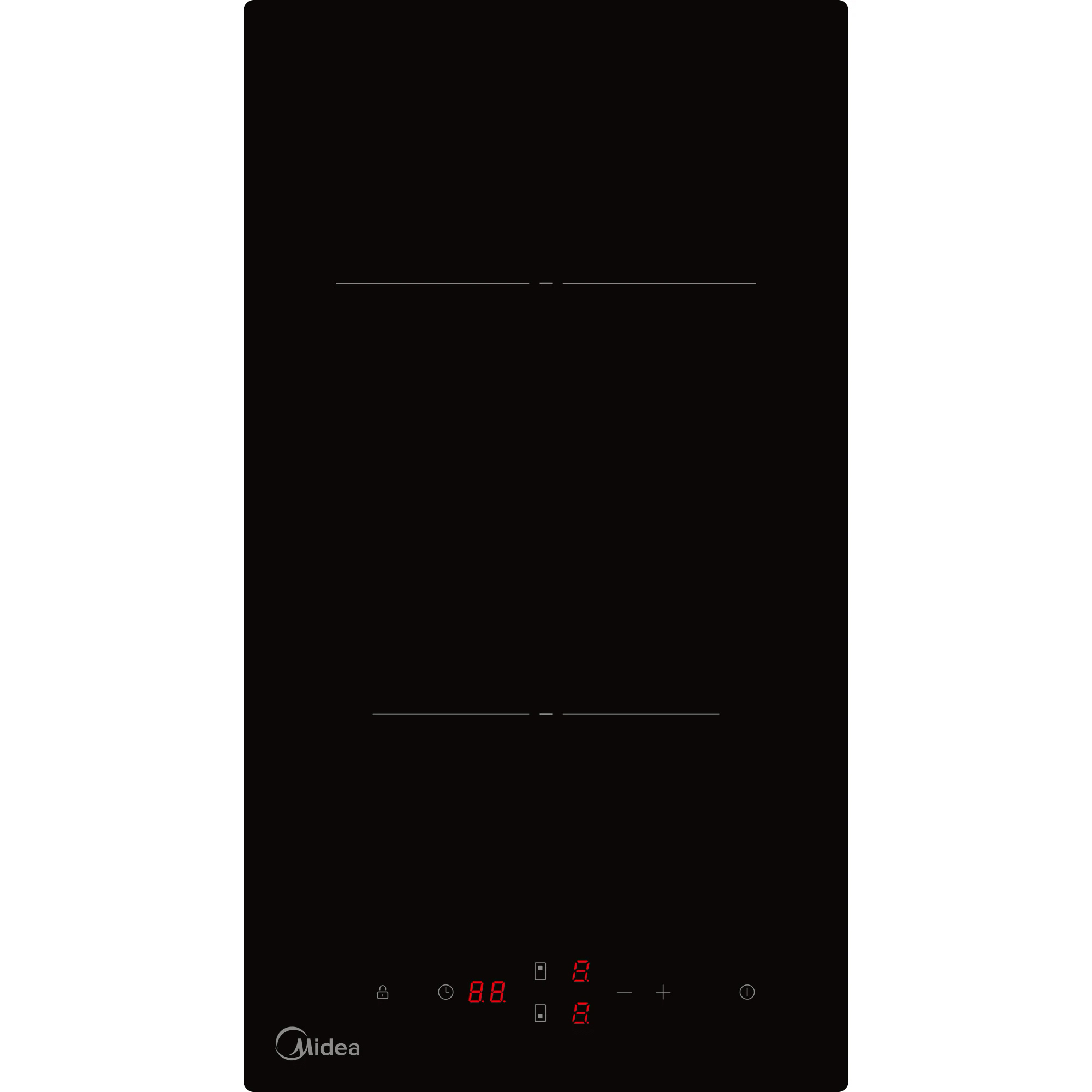 Изображение товара Электрическая варочная панель Midea MCH32203 2 конфорки стеклокерамика черная