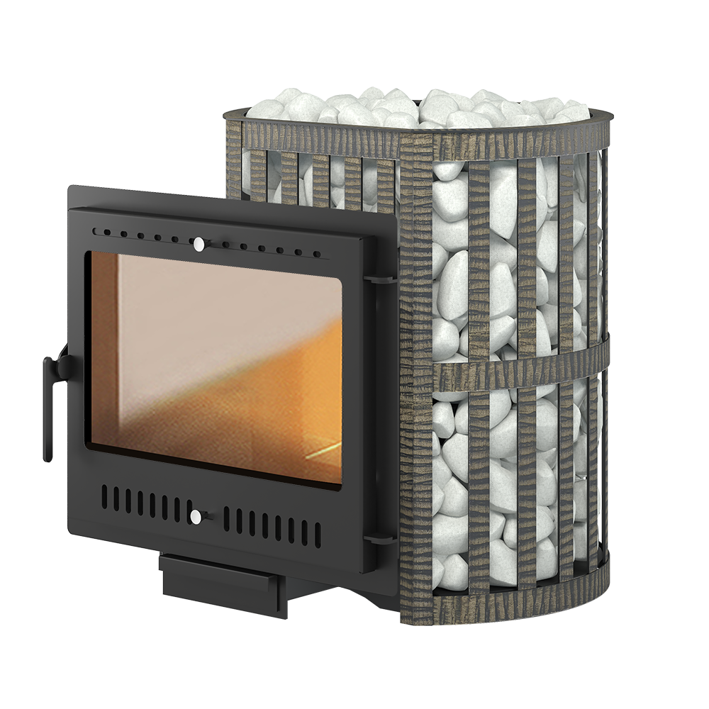 Изображение товара Печь для отопления Везувий Легенда Ковка 22 Панорама М 16кВт Россия