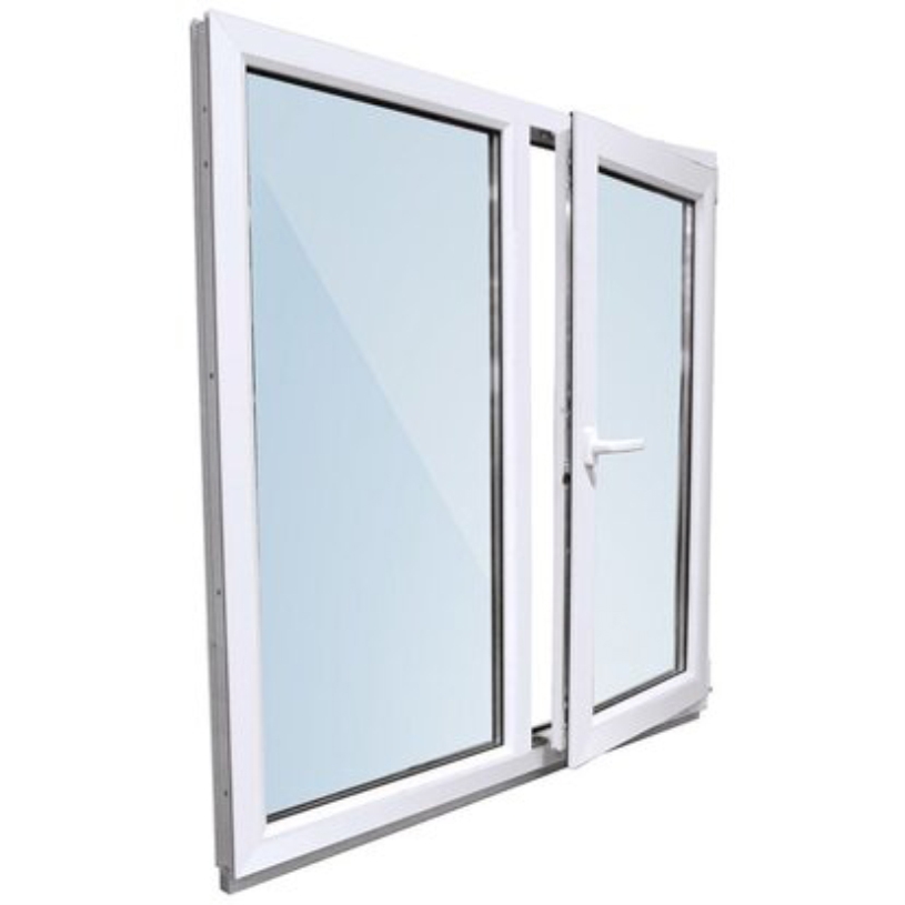 Изображение товара Окно ПВХ Deceuninck Форвард двустворчатое 120x144 см, 0.09 U