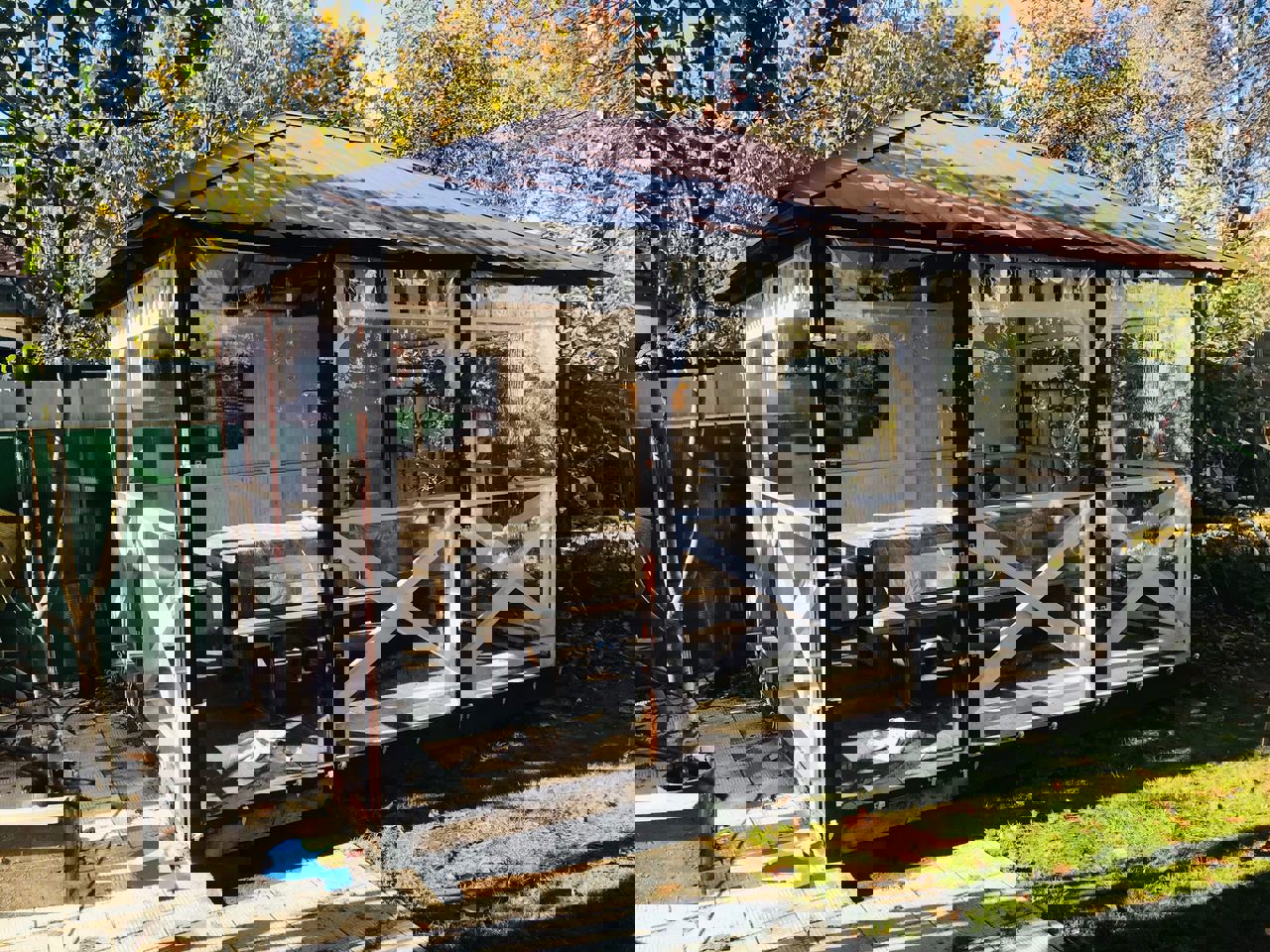 Изображение товара Мягкое окно ПВХ 120x120см для веранд и террас