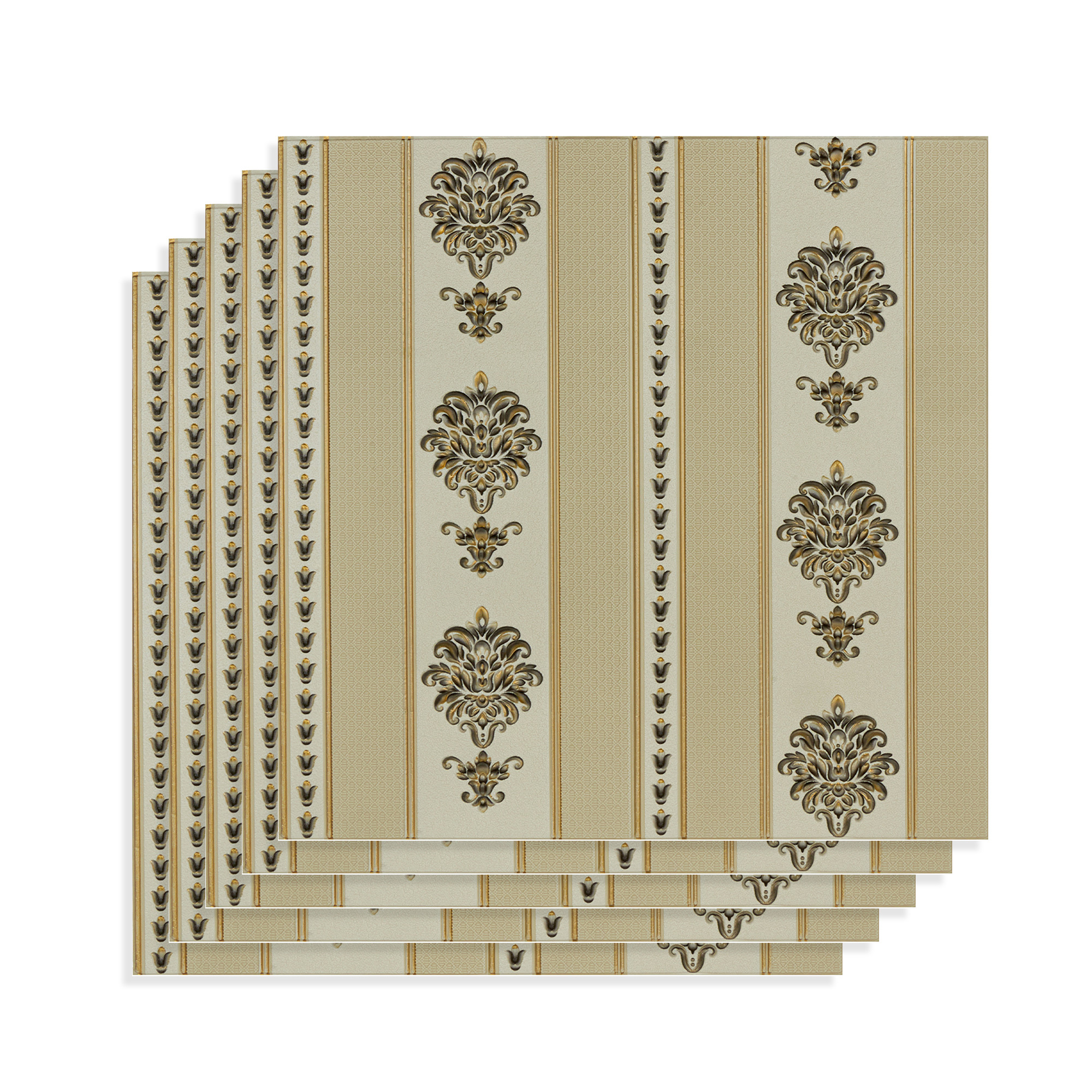Изображение товара Комплект панелей ПВХ Lako decor Барокко бежевый 700x700мм 2.45м² 5шт Изображение товара Комплект панелей ПВХ Lako decor Барокко бежевый 700x700мм 2.45м² 5шт