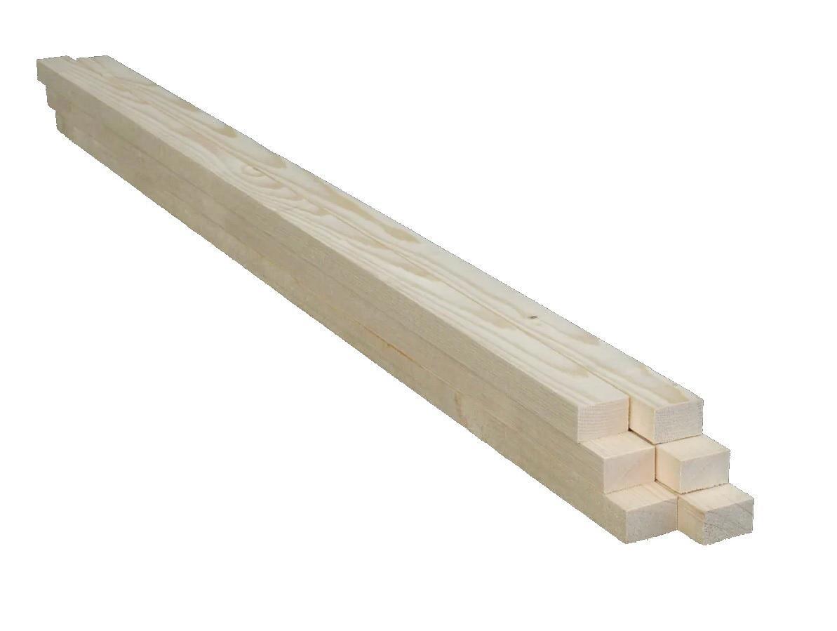 Изображение товара Рейка деревянная строганая Леспроф 20x60x1000мм 6шт сорт первый хвоя