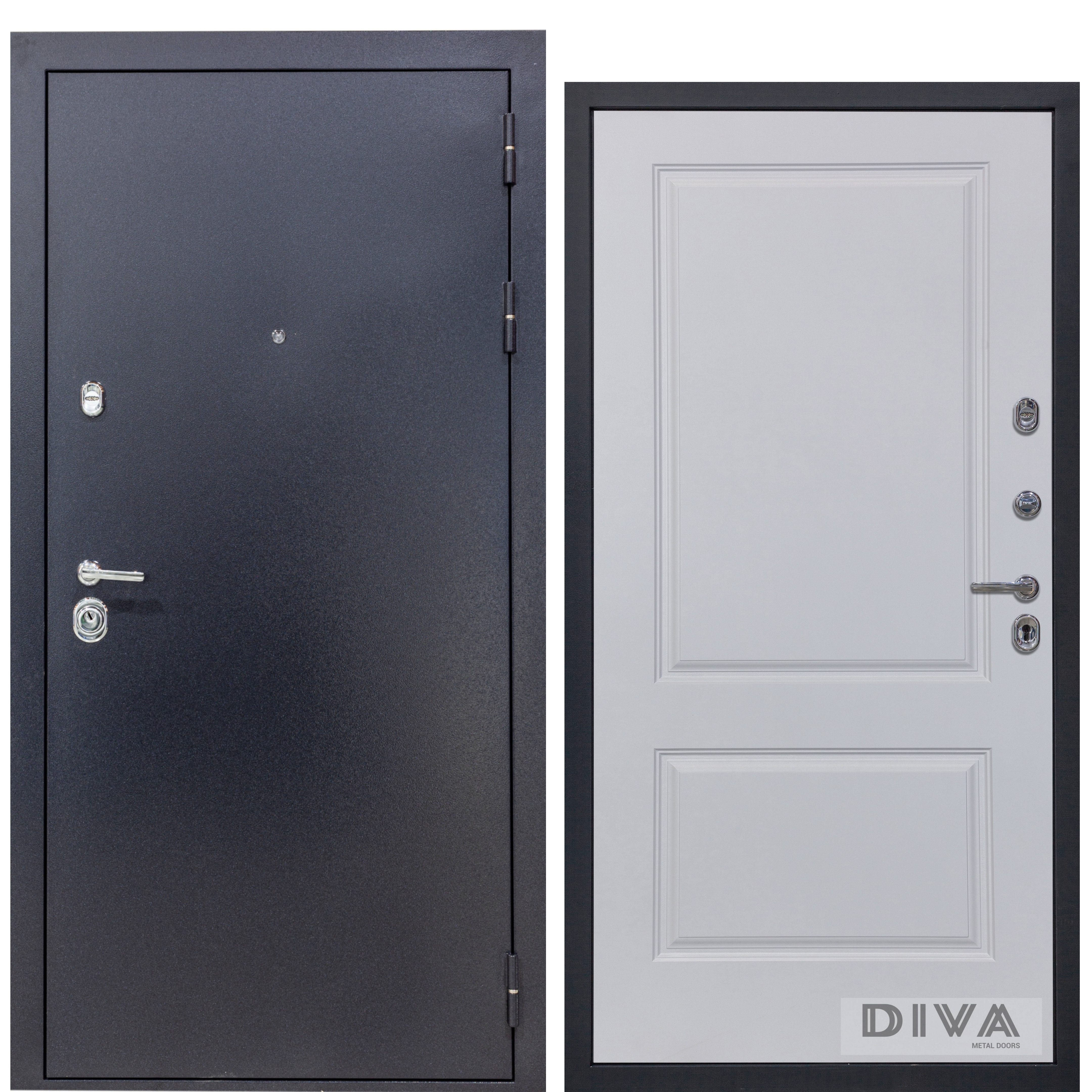 Изображение товара Входная дверь Diva 40 Два замка, 110 мм толщина полотна, Россия