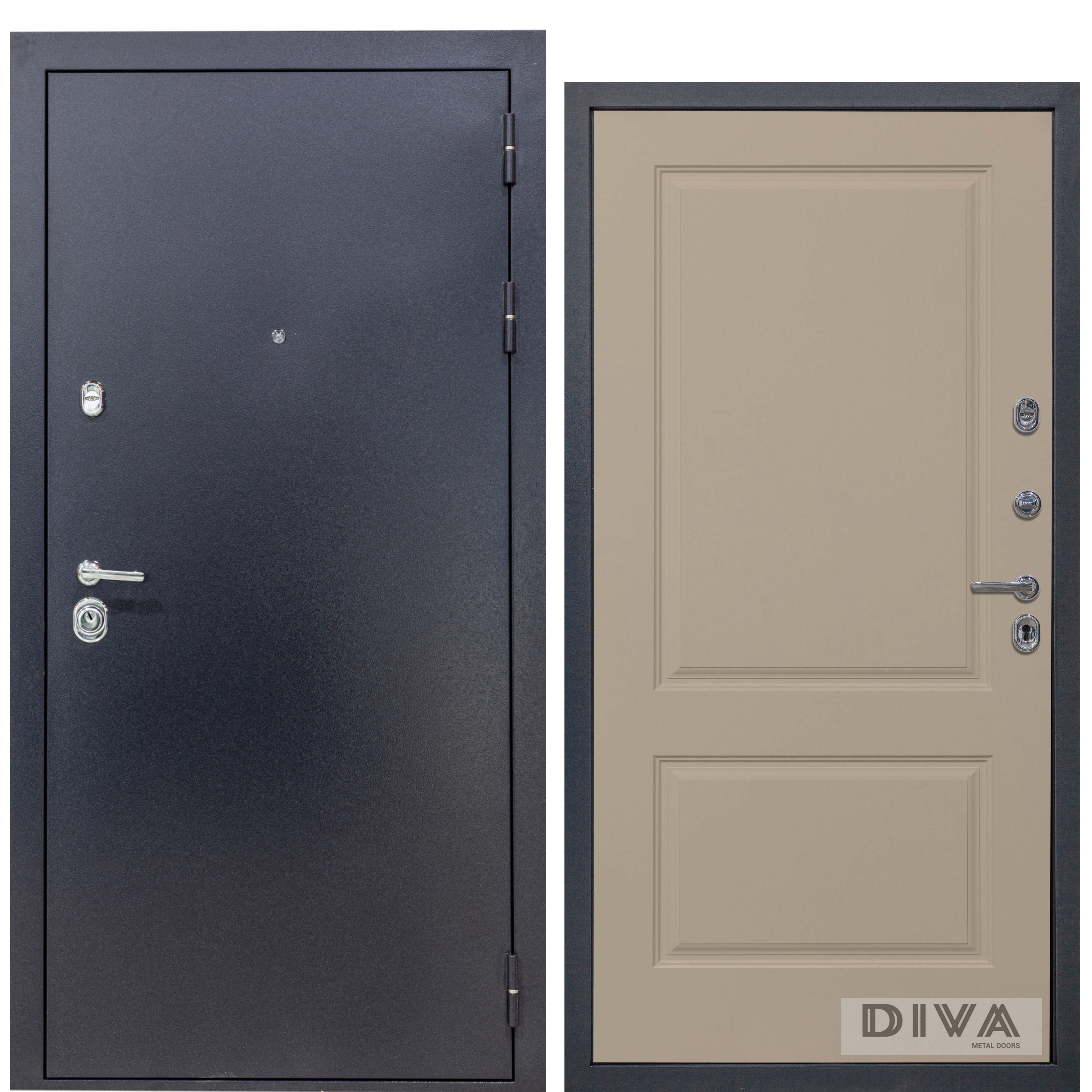 Изображение товара Входная дверь Diva 40 ДИВА 40 МДФ/Сталь 110 мм усиленная, 2 замка
