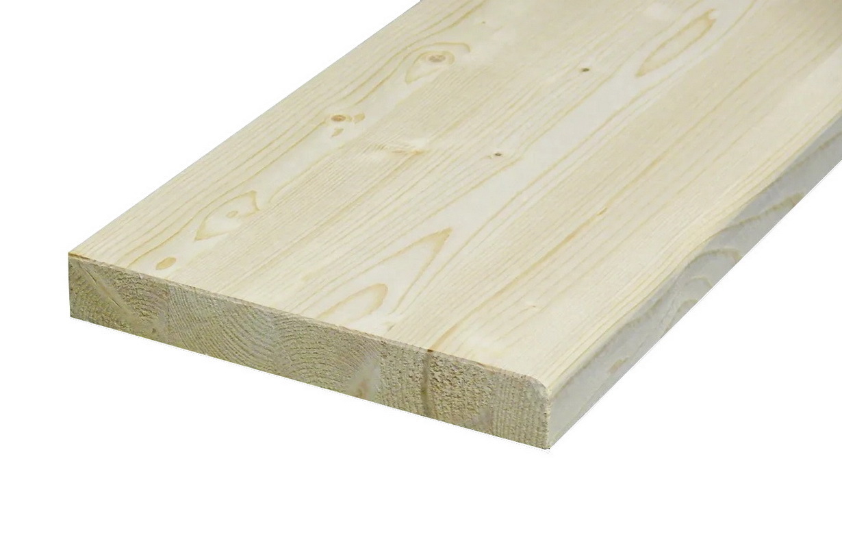 Изображение товара Подоконник ЛЕСПРОФ Ель обыкновенная 1800x200x28 мм, капинос, натуральный матовый
