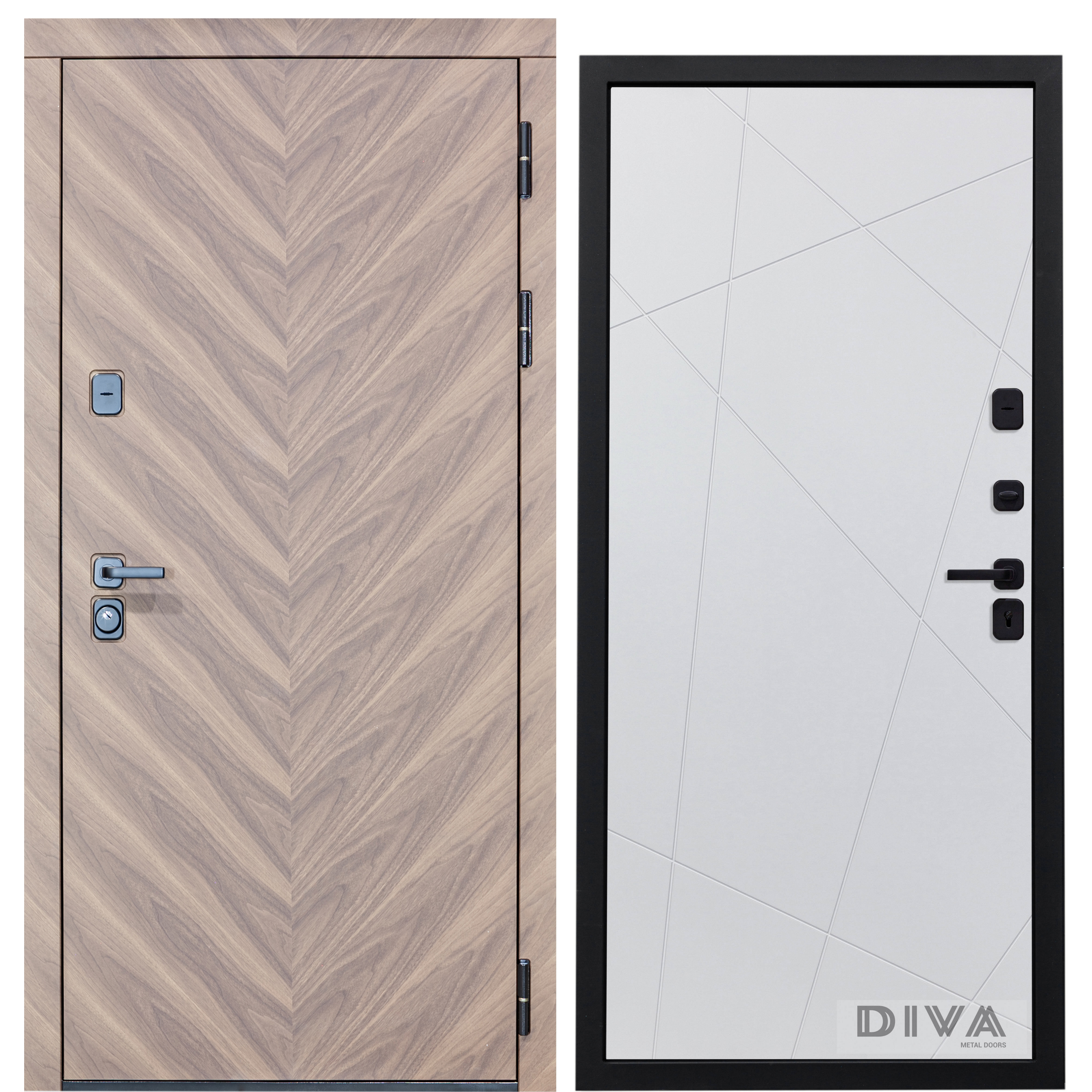 Изображение товара Входная дверь DIVA Diva 98 с высоким уровнем защиты и отличной теплоизоляцией
