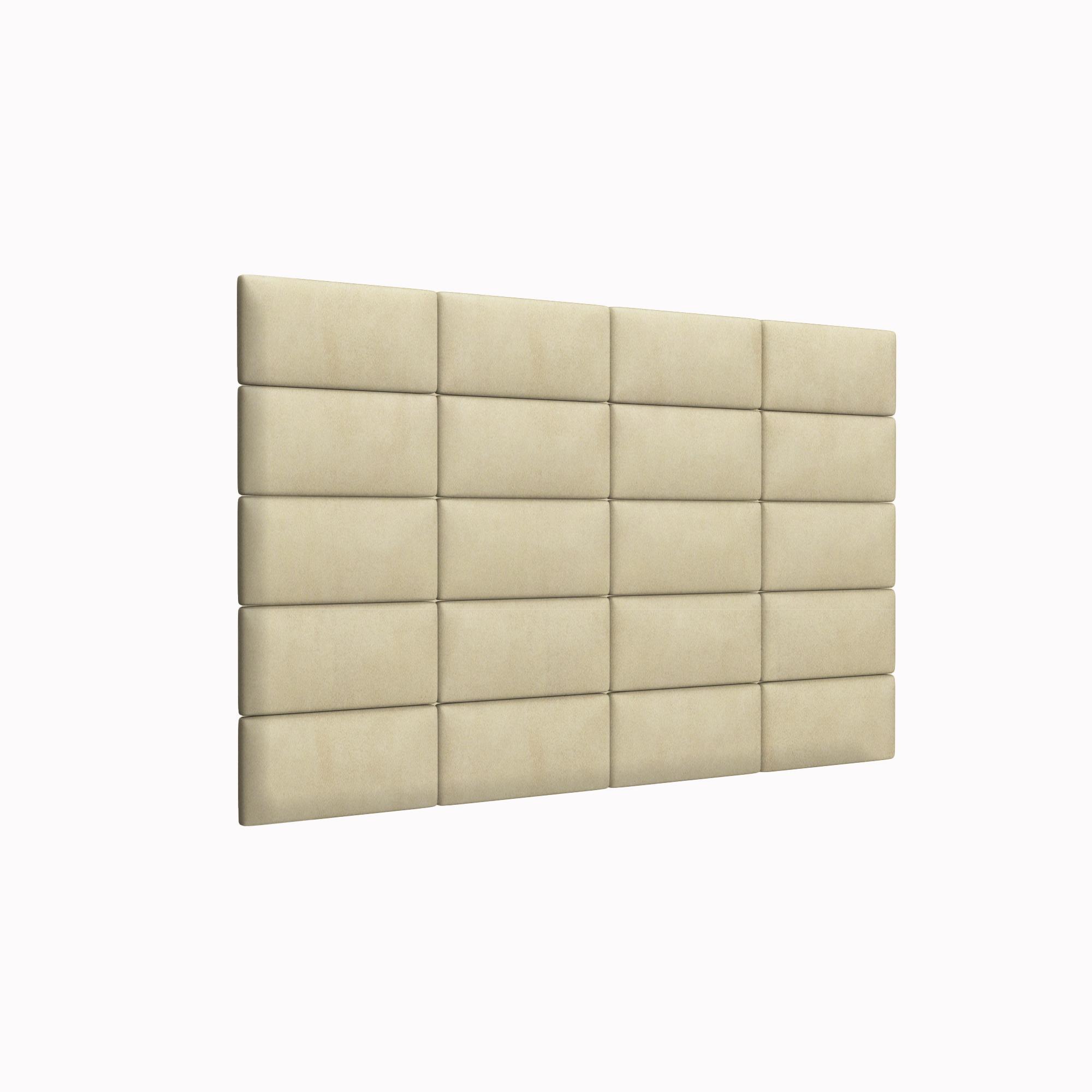 Изображение товара Комплект мягких панелей Tartilla прямоугольник замша цвет персиковый 300x150x35мм 4шт